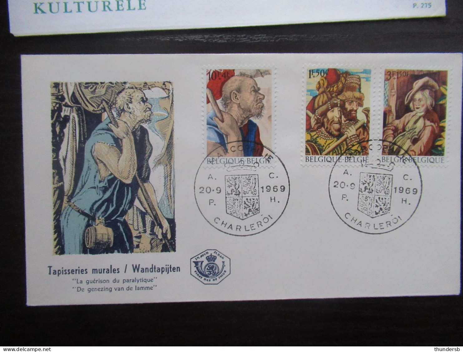 FDC 1505/07 'Culturele Uitgifte' - 1961-1970