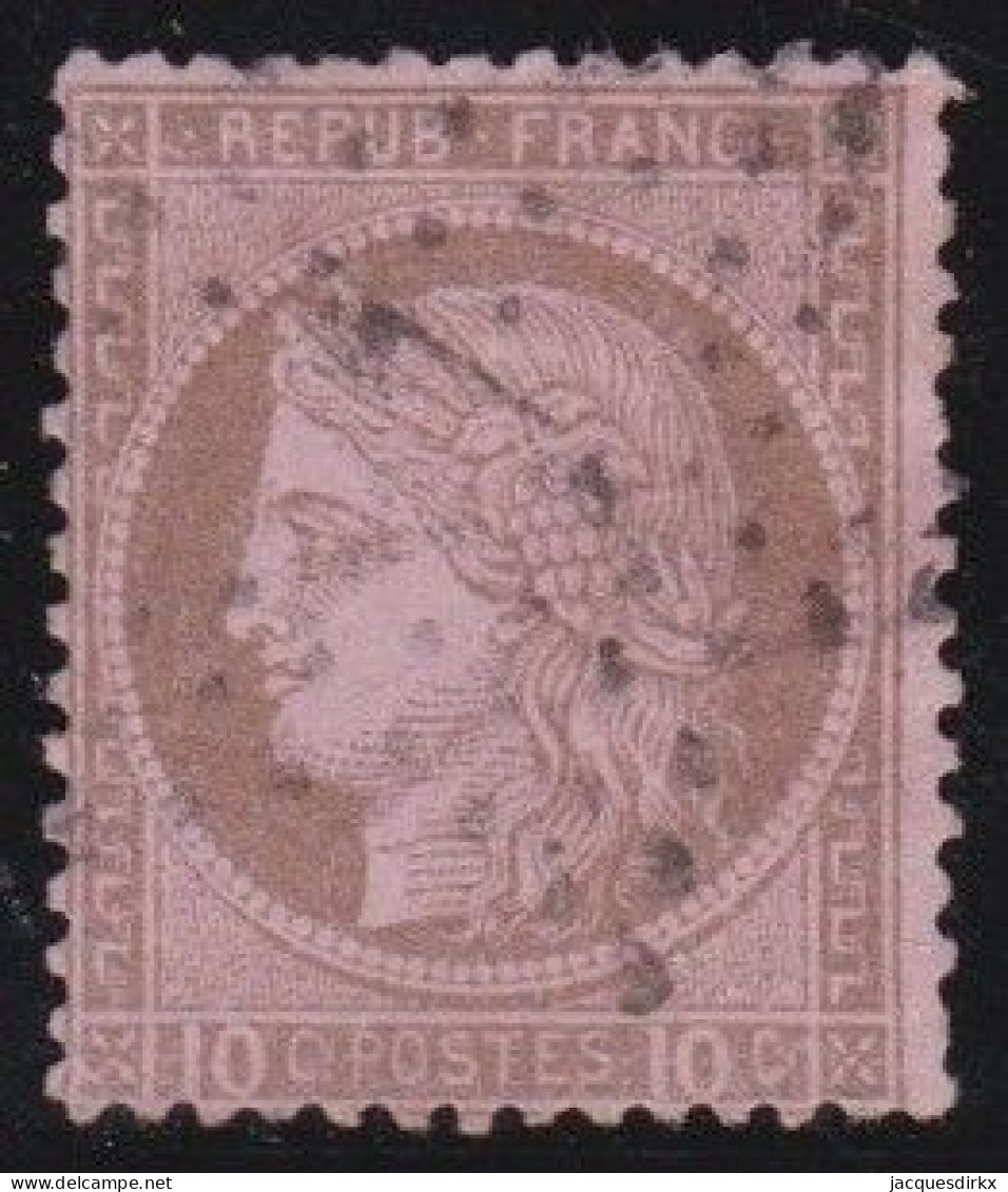France  .  Y&T   .     54       .   O      .    Oblitéré - 1871-1875 Cérès