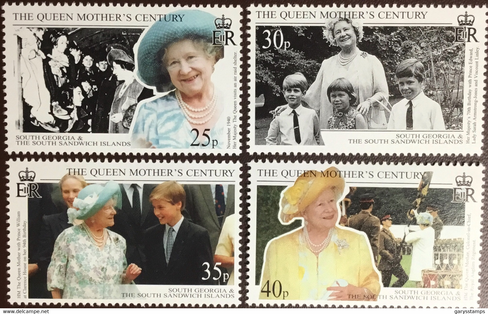 South Georgia 1999 Queen Mother’s Birthday MNH - Zuid-Georgia