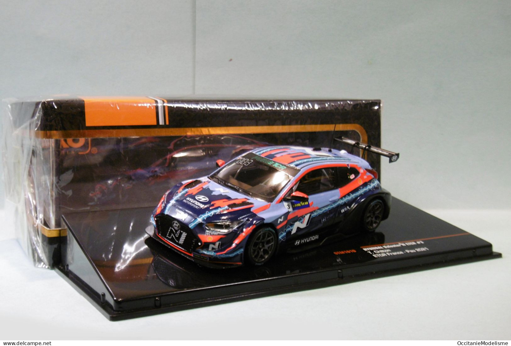 Ixo - HYUNDAI VELOSTER N #3 ETCR France - Pau 2021 Chilton Réf. GTM161D NBO Neuf 1/43 - Ixo