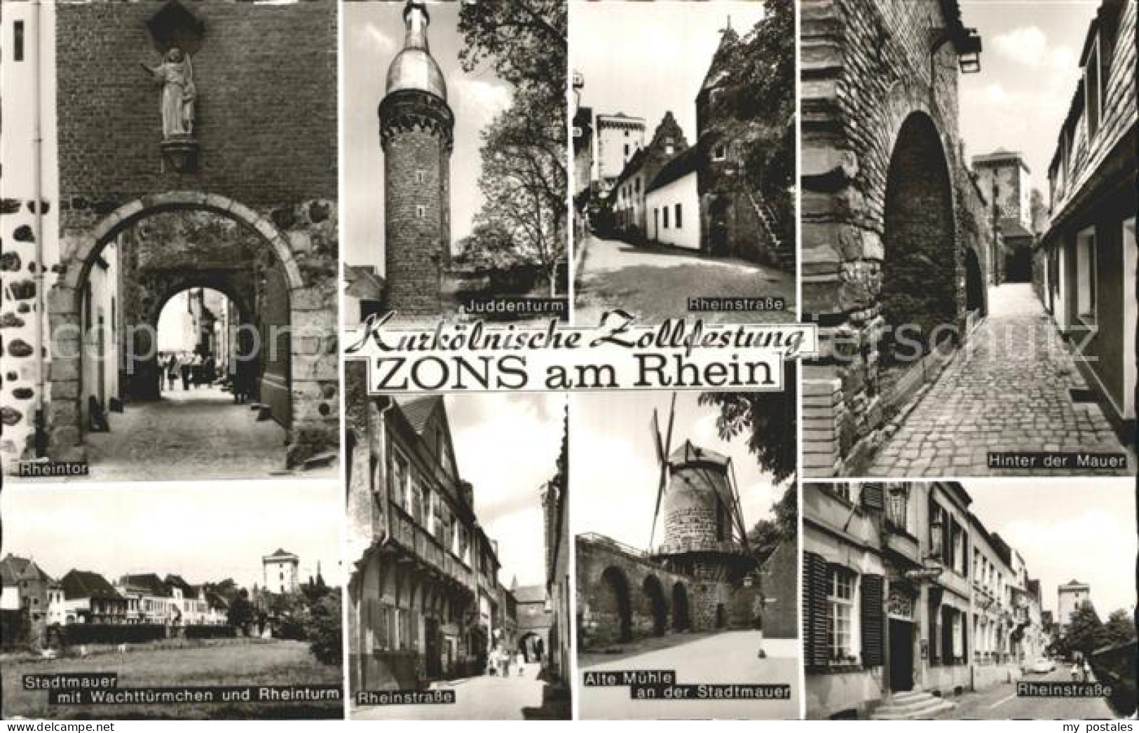 72348890 Zons Zollfestung Rheintor Juddenturm Rheinstr Hinter Der Mauer Stadtmau - Dormagen