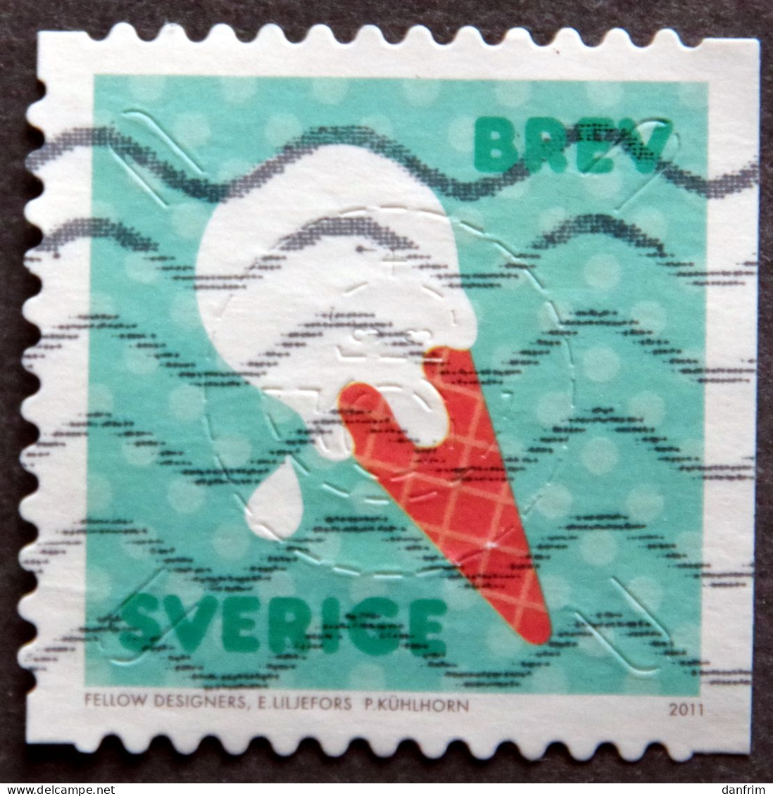 Sweden  2011 ICE CREAMS  MiNr.2823  (0)  ( Lot  I 123  ) - Gebraucht