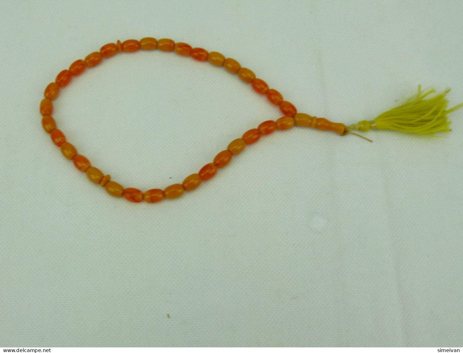 Beautiful Vintage ROSARY Prayer Beads PLASTIC #2276 - Etnica