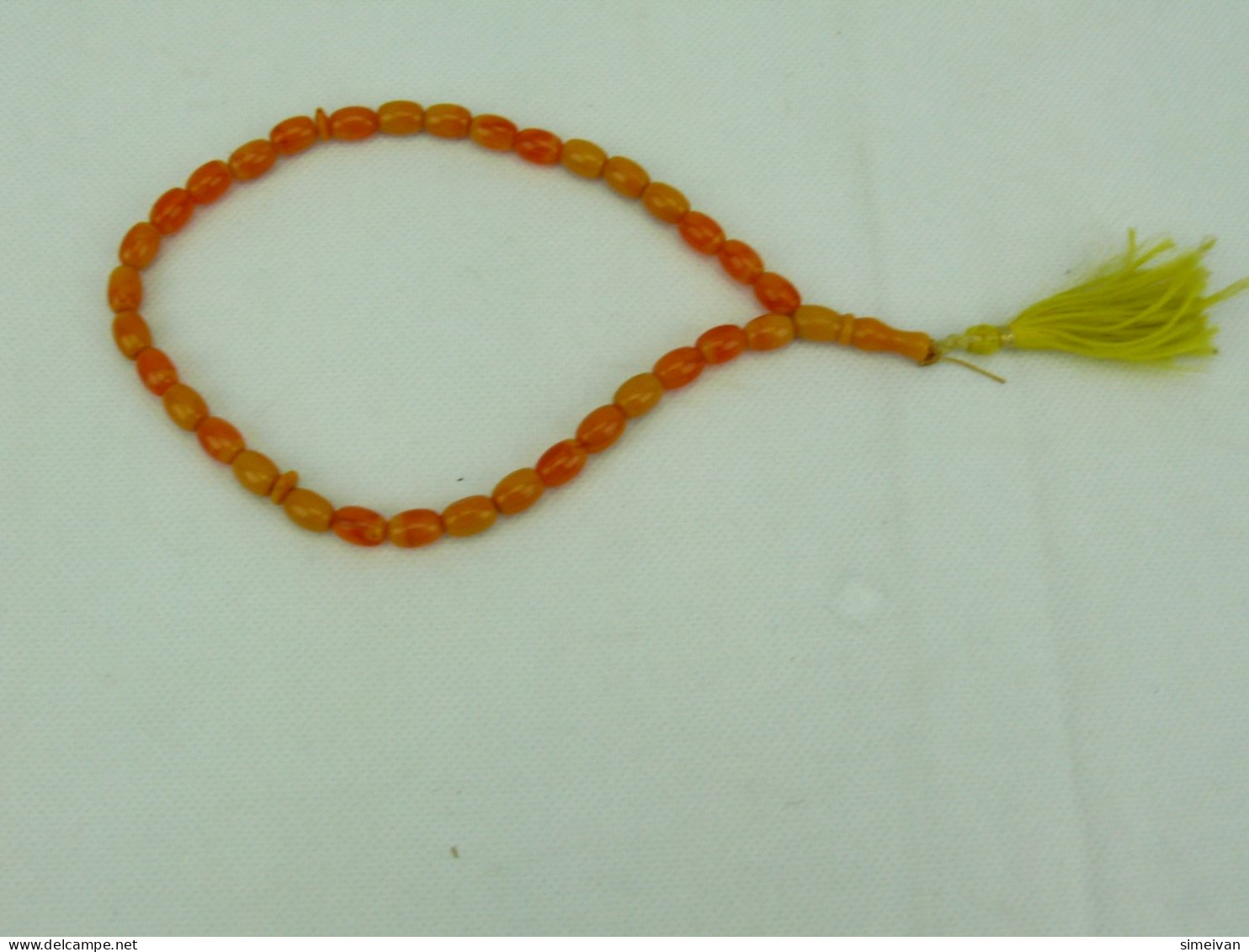 Beautiful Vintage ROSARY Prayer Beads PLASTIC #2276 - Volksschmuck