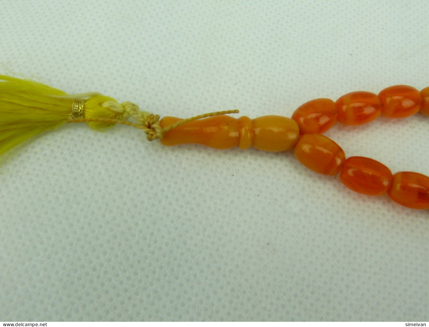 Beautiful Vintage ROSARY Prayer Beads PLASTIC #2276 - Ethnics