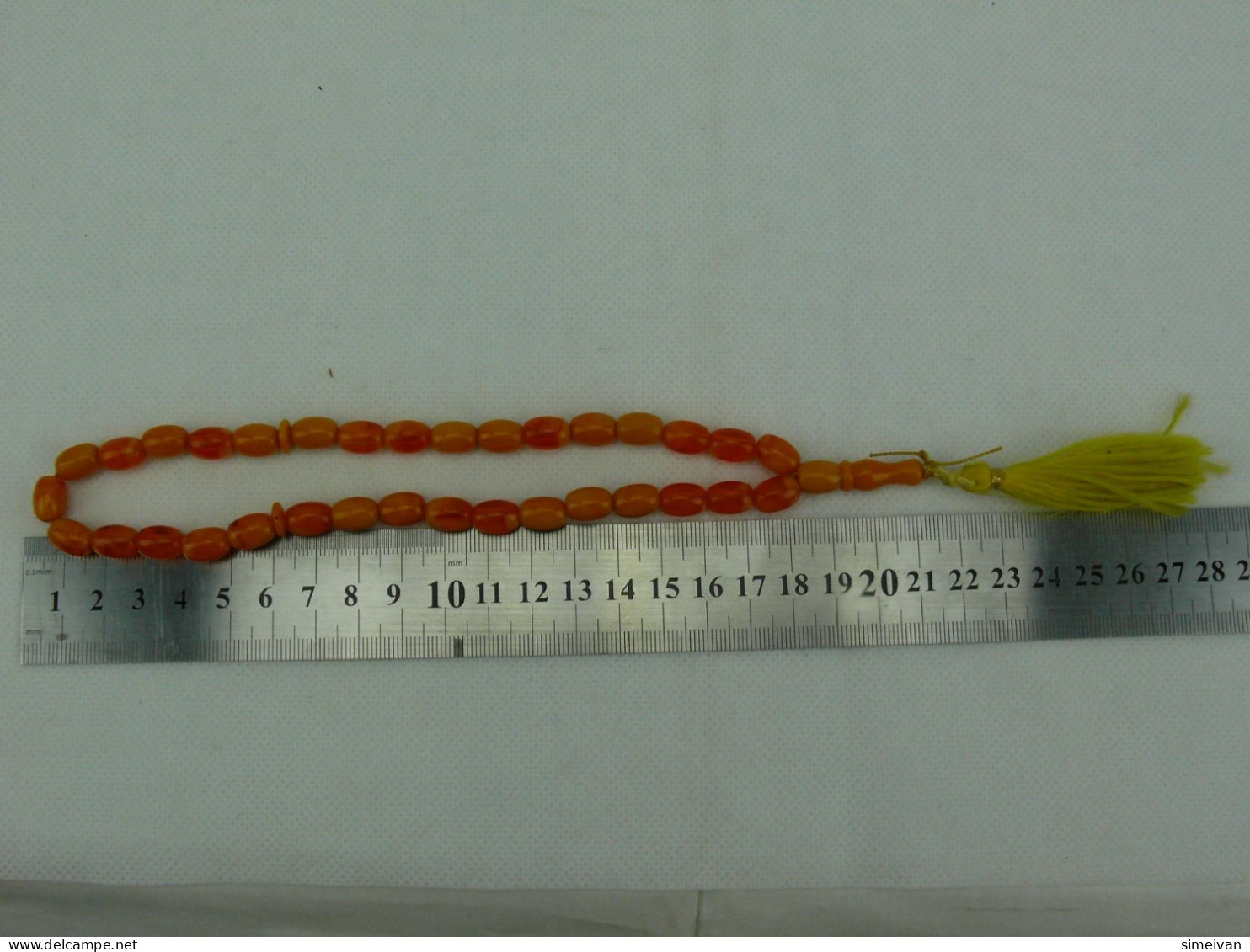 Beautiful Vintage ROSARY Prayer Beads PLASTIC #2276