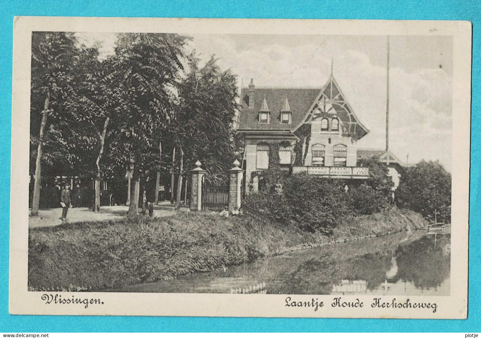 * Vlissingen (Zeeland - Nederland) * (J.H. Schaefer's Platino Uitg, V 079/17) Laantje Koude Herkscheweg, Canal - Vlissingen