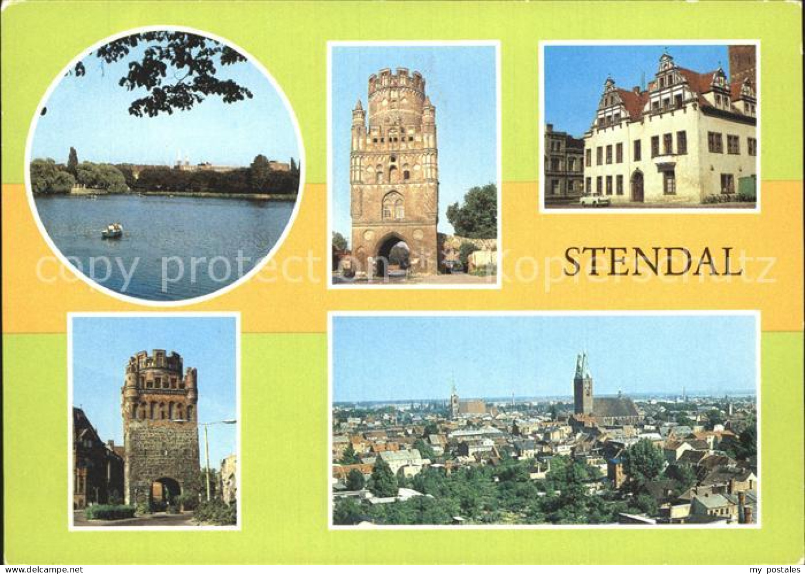 72347481 Stendal Stadtsee Uenglinger Tor Rathaus  Stendal - Stendal