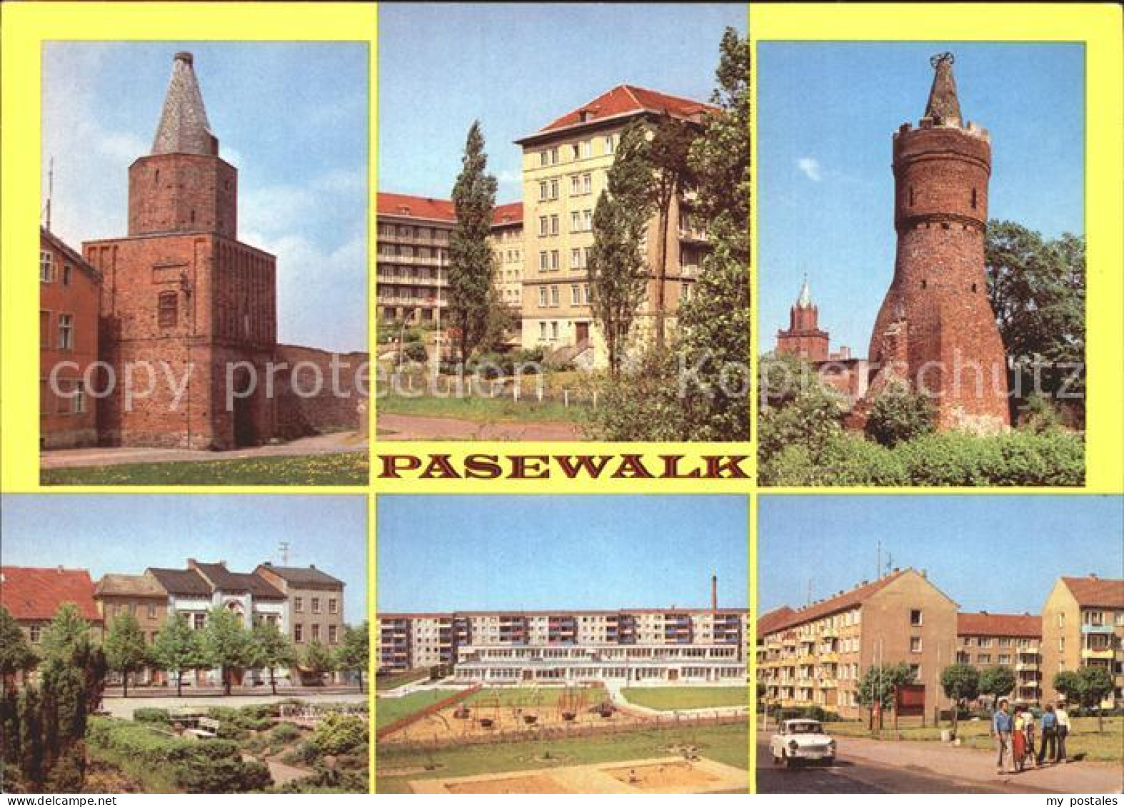 72347469 Pasewalk Mecklenburg Vorpommern Muehlentor Kreiskrankenhaus Mauerturm K - Pasewalk