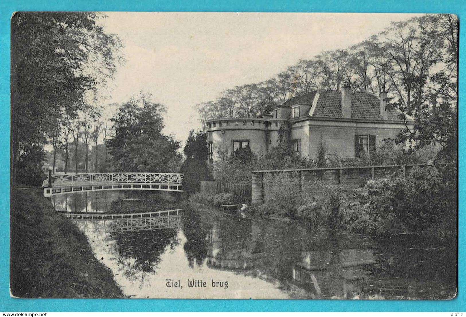 * Tiel (Gelderland - Nederland) * (Uitg A. Van Ojen, Nr 9288) Witte Brug, Canal, Quai, Pont, Bridge, Old, Rare - Tiel