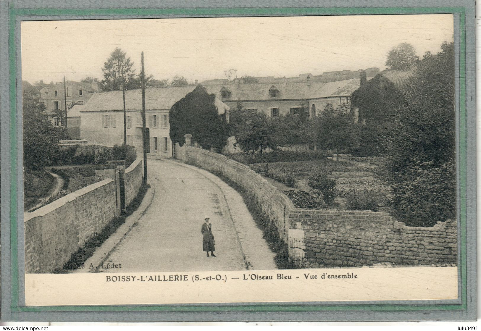 CPA (95) BOISSY-l'AILLERIE - Aspect Du Quartier De L'Oiseau Bleu En Vue D'ensemble - Années 20 - Boissy-l'Aillerie