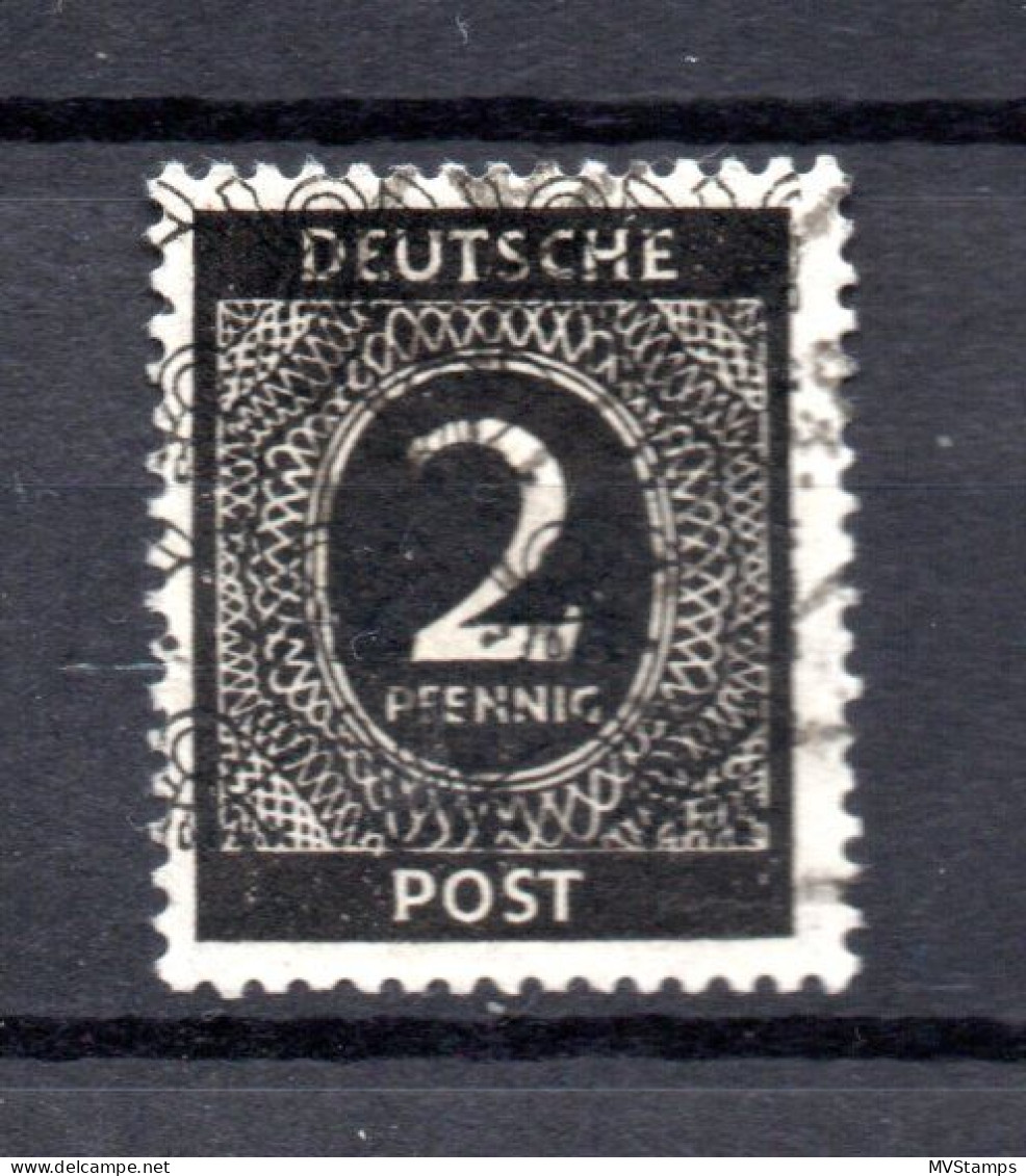 Alliierte Besetzung 1948 Freimarke 52 II Bandaufdruck, Gepruft Schlegel BPP Gebraucht - Oblitérés