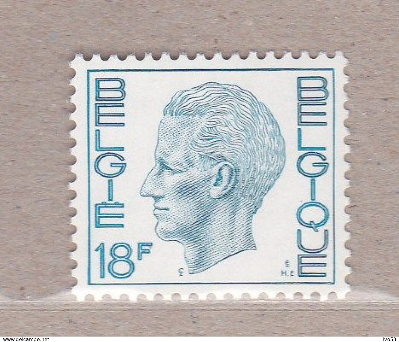 1980 Nr 1963** Postfris.Koning Boudewijn,type Elstrom. - 1970-1980 Elström