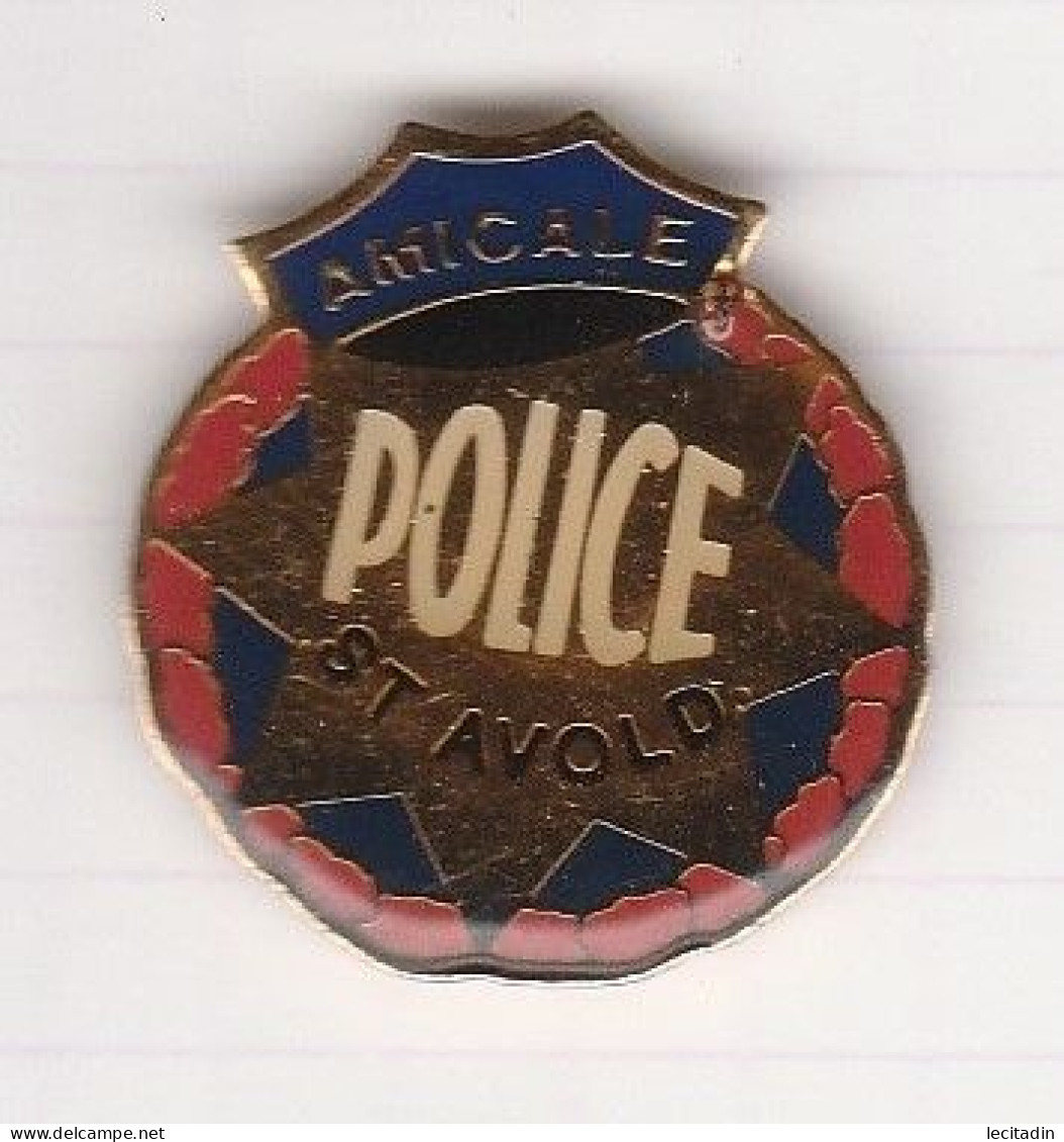 PINS VILLE 57  SAINT AVOLD AMICALE POLICE - Police