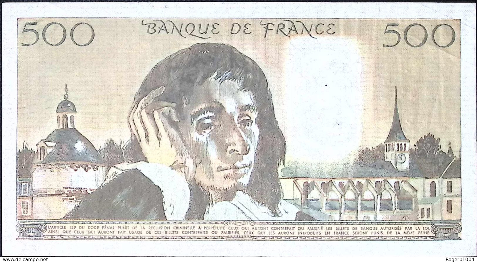 FRANCE * 500 Francs * Pascal * 05/01/1984 * Fay 71.30 * Etat/Grade TTB+/XF * - 500 F 1968-1993 ''Pascal''