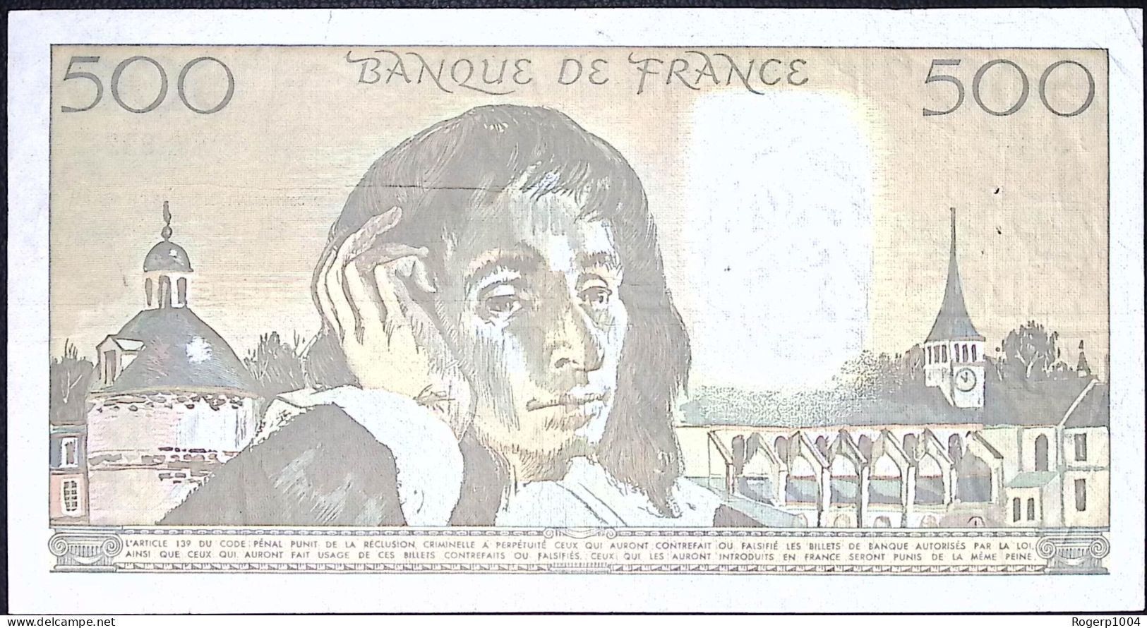 FRANCE * 500 Francs * Pascal * 05/07/1990 * Fay 71.30 * Etat/Grade TTB/VF * - 500 F 1968-1993 ''Pascal''