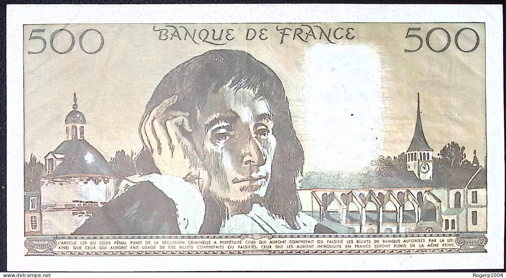 FRANCE * 500 Francs * Pascal * 03/04/1980 * Fay 71.21 * Etat/Grade SUP/XXF * - 500 F 1968-1993 ''Pascal''