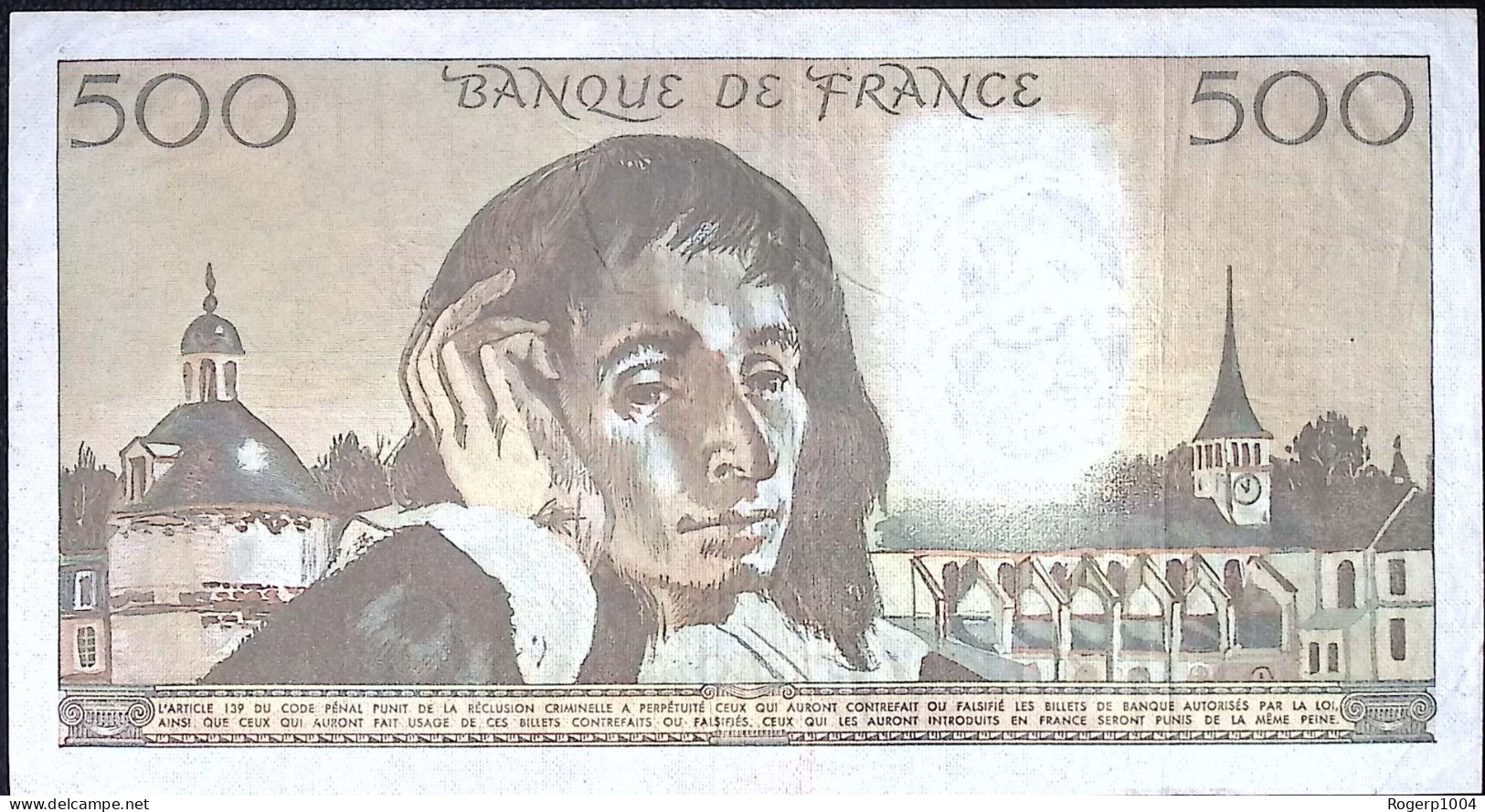 FRANCE * 500 Francs * Pascal * 08/01/1981 * Fay 71.23 * Etat/Grade TTB+/XF * - 500 F 1968-1993 ''Pascal''