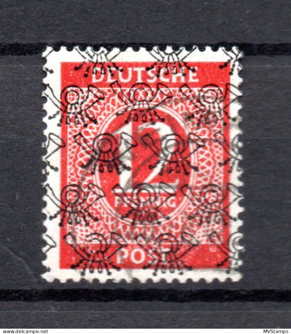 Alliierte Besetzung 1948 Freimarke 55 II Bandaufdruck, Gepruft Schlegel BPP Gebraucht - Used