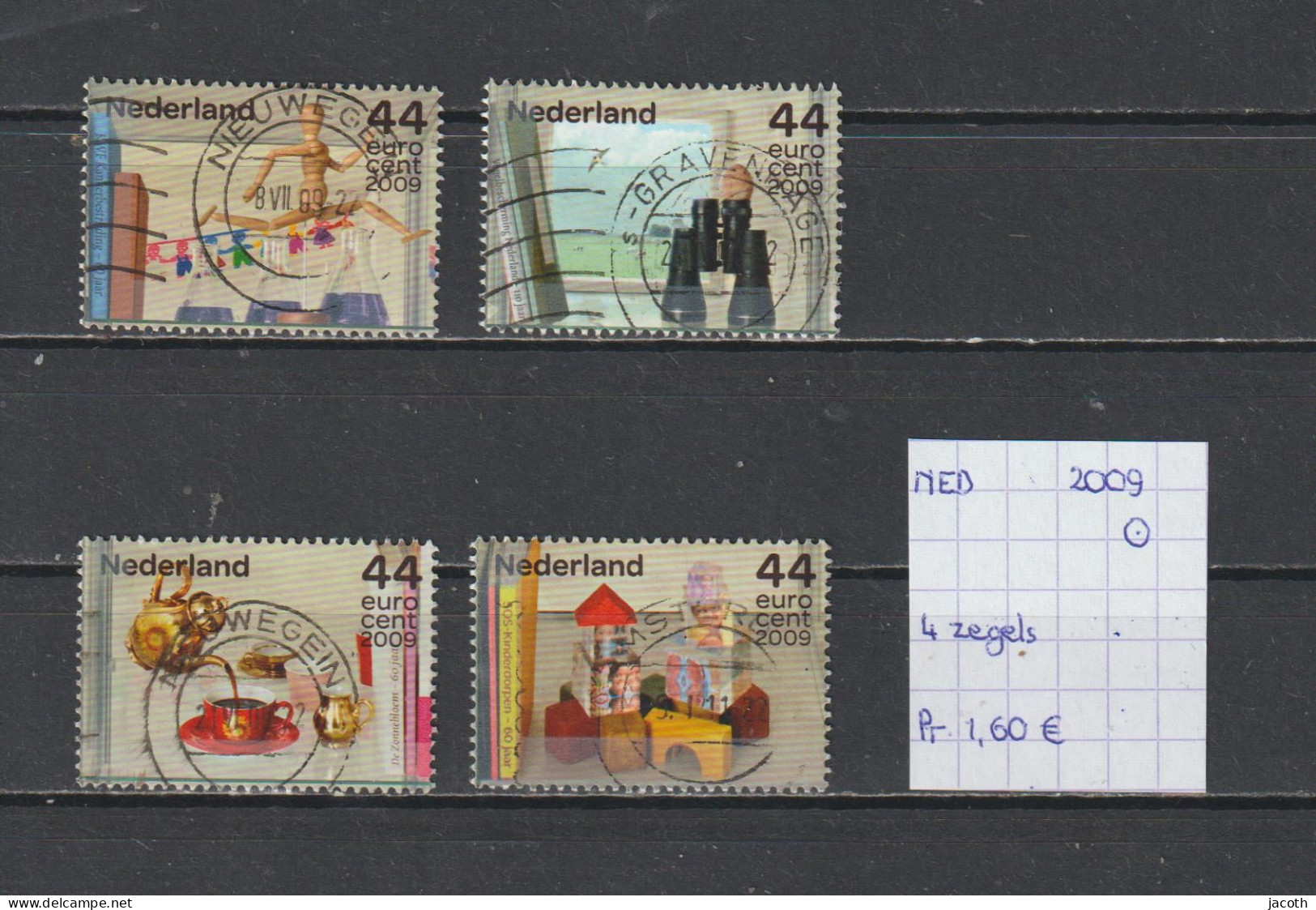 Nederland 2009 - YT 4 Zegels Uit 2590/94 (gest./obl./used) - Usati