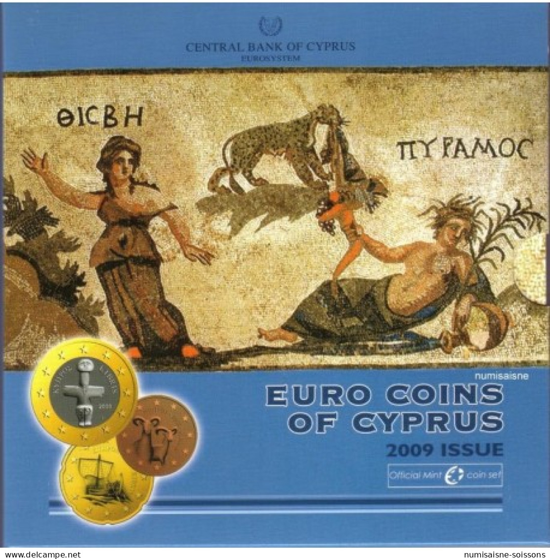 CHYPRE - COFFRET EURO 2009 - 9 PIECES - Cyprus