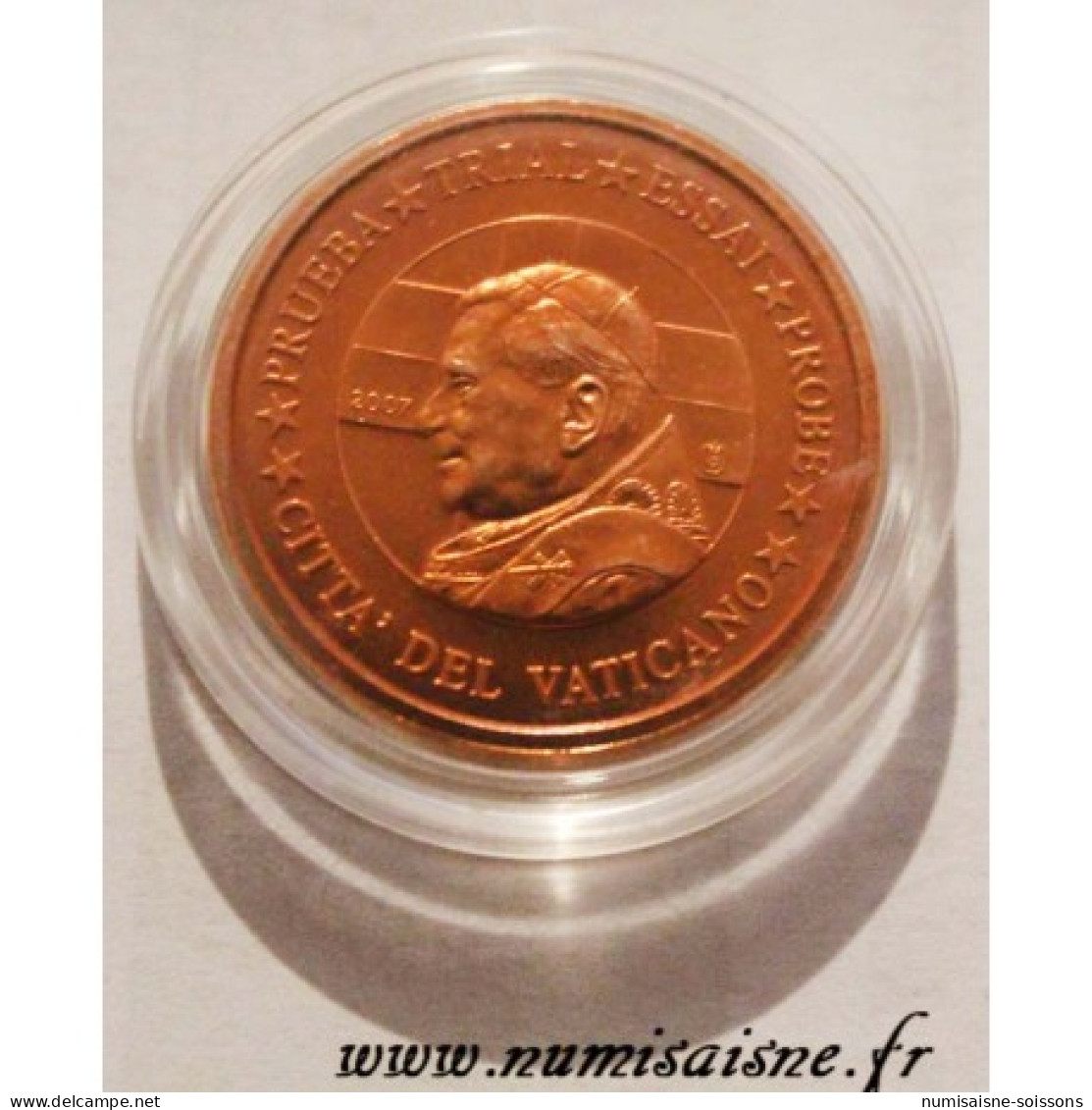 VATICAN - X Pn96 - 1 CENT 2007 - BENOIT XVI - ESSAI - FDC - Vaticaanstad