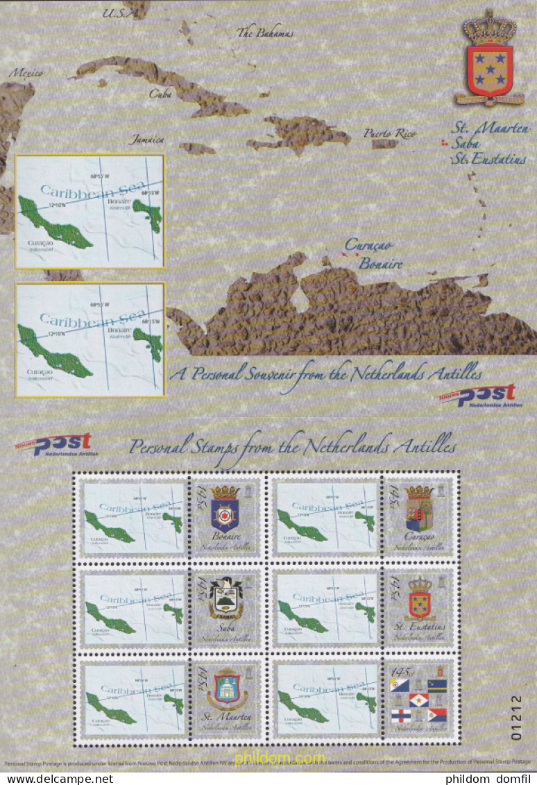 723281 MNH ANTILLAS HOLANDESAS 2004 ESCUDOS DE LAS ANTILLAS HOLANDESAS - Antilles