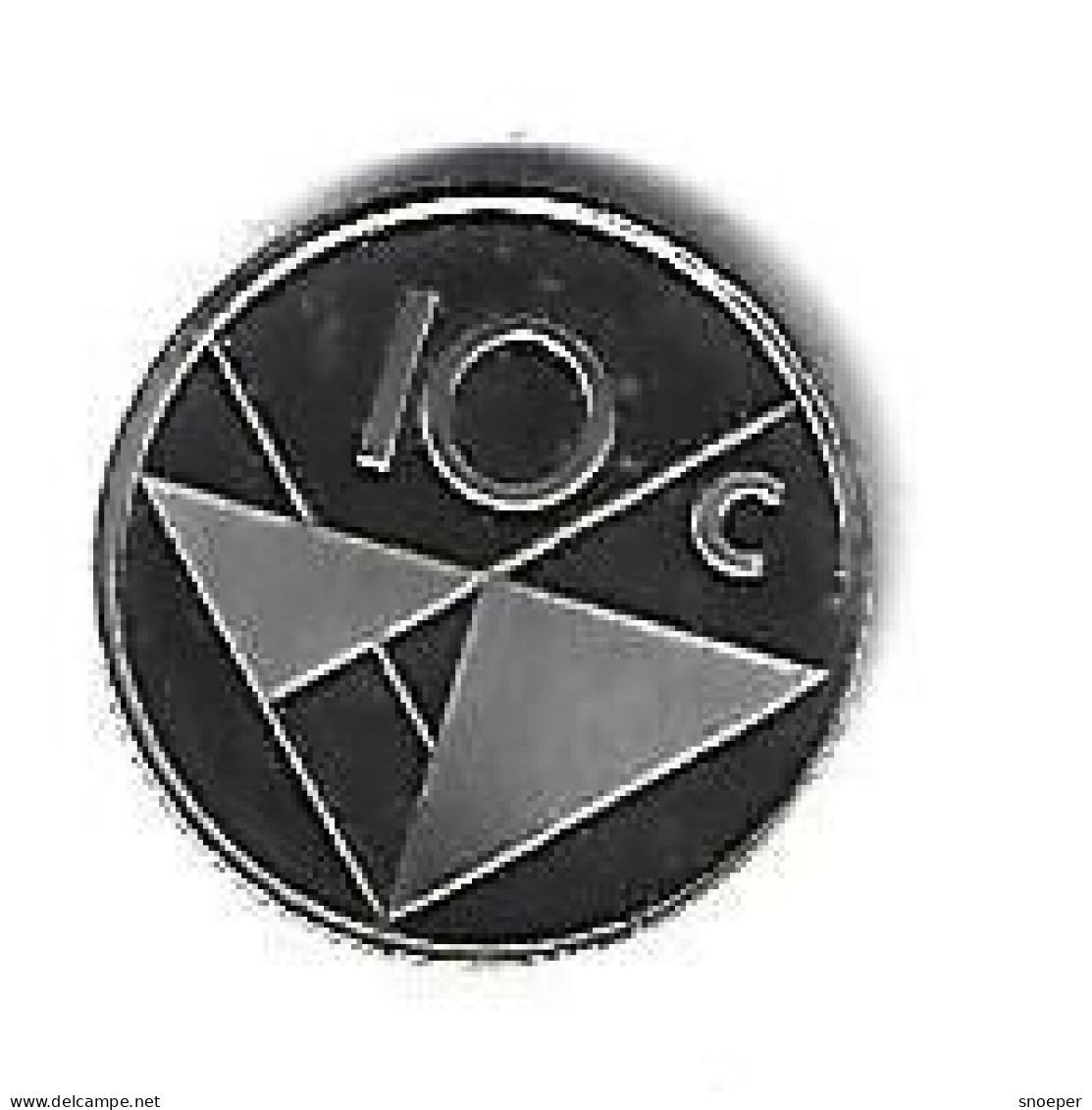 *Aruba 10 Cents  1987 Km 2   Bu - Aruba