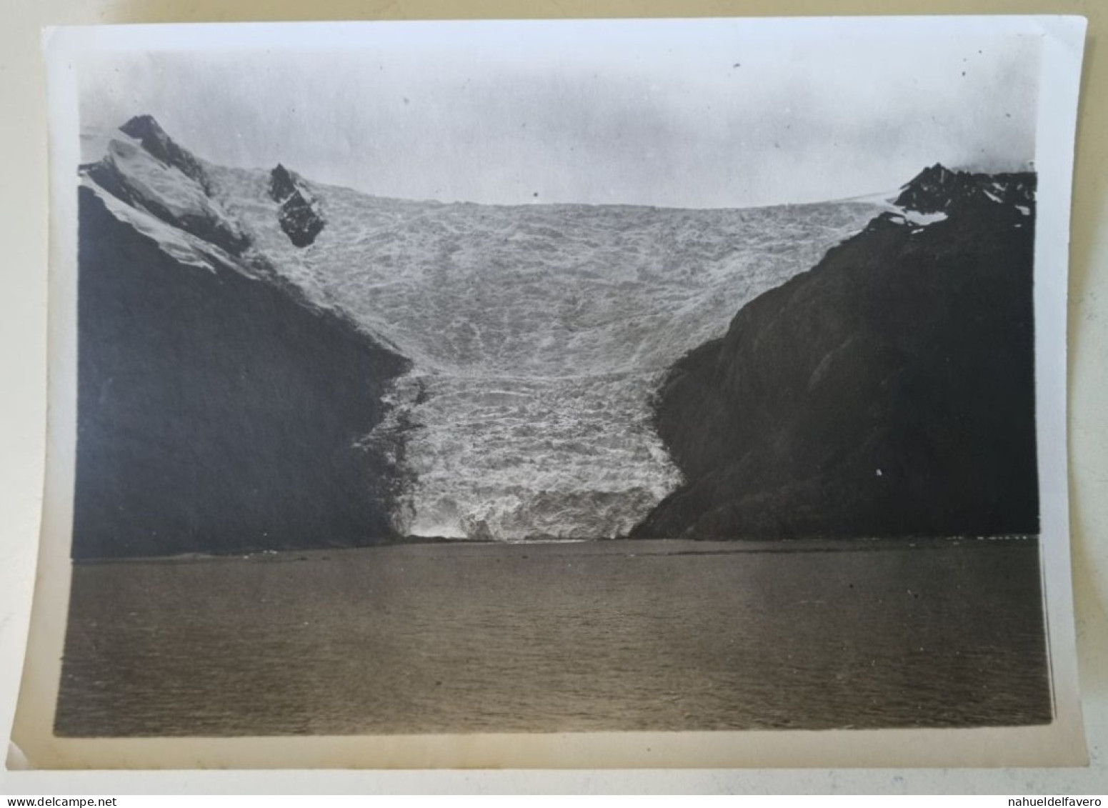 PH - Photo Original - 18cm X 13cm - CHILE - GLACIAR JUNTO AL LAGO - America