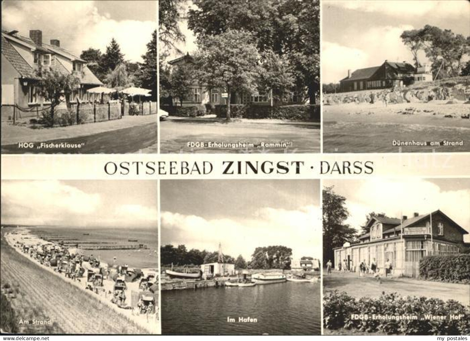72344285 Zingst Ostseebad HOG Fischerklause FDGB Erholungsheime Duenenhaus Stran - Zingst