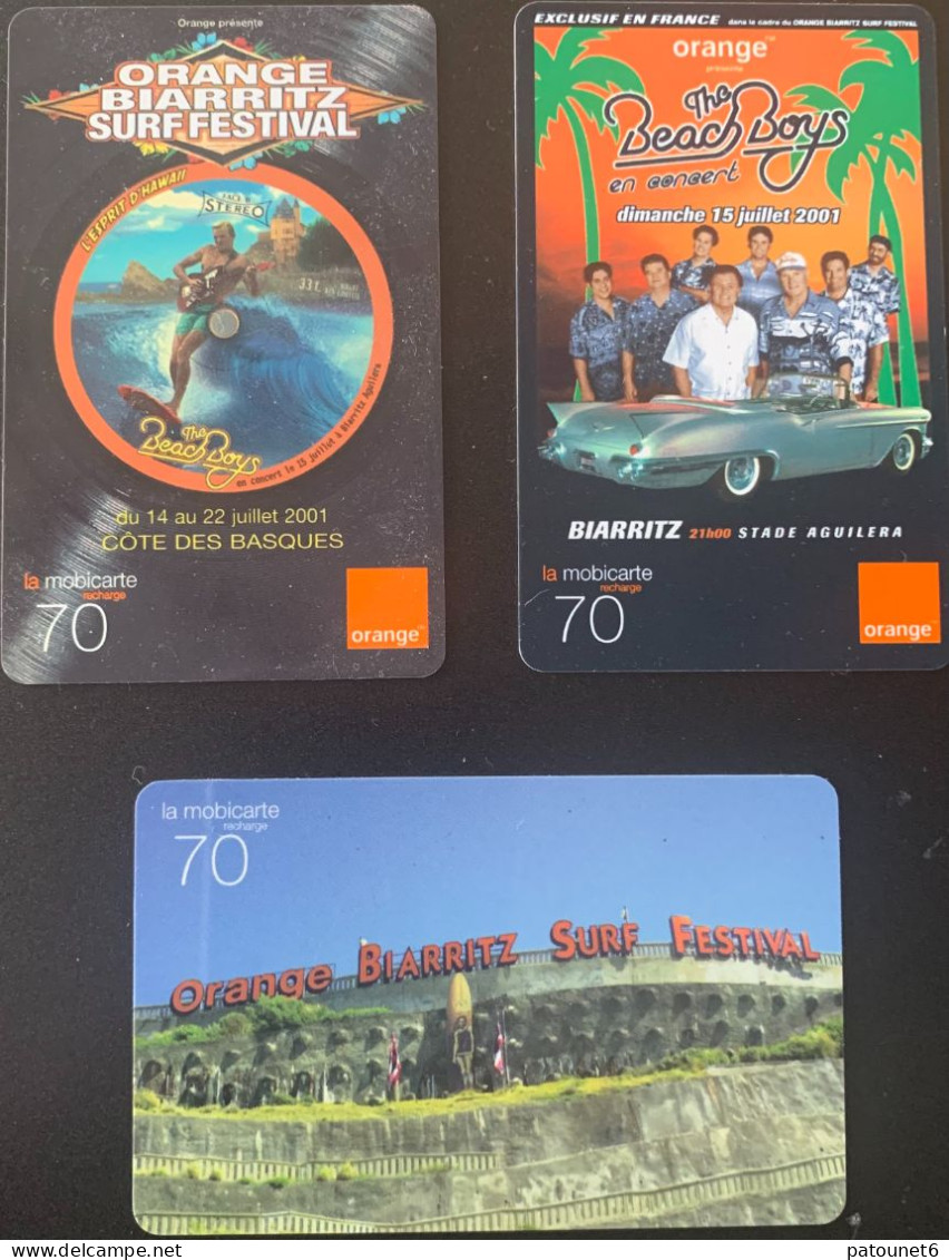 MBC 149, 150 Et 151  -  Série De 3 Cartes " Biarritz "  -  70 Unités - Cellphone Cards (refills)