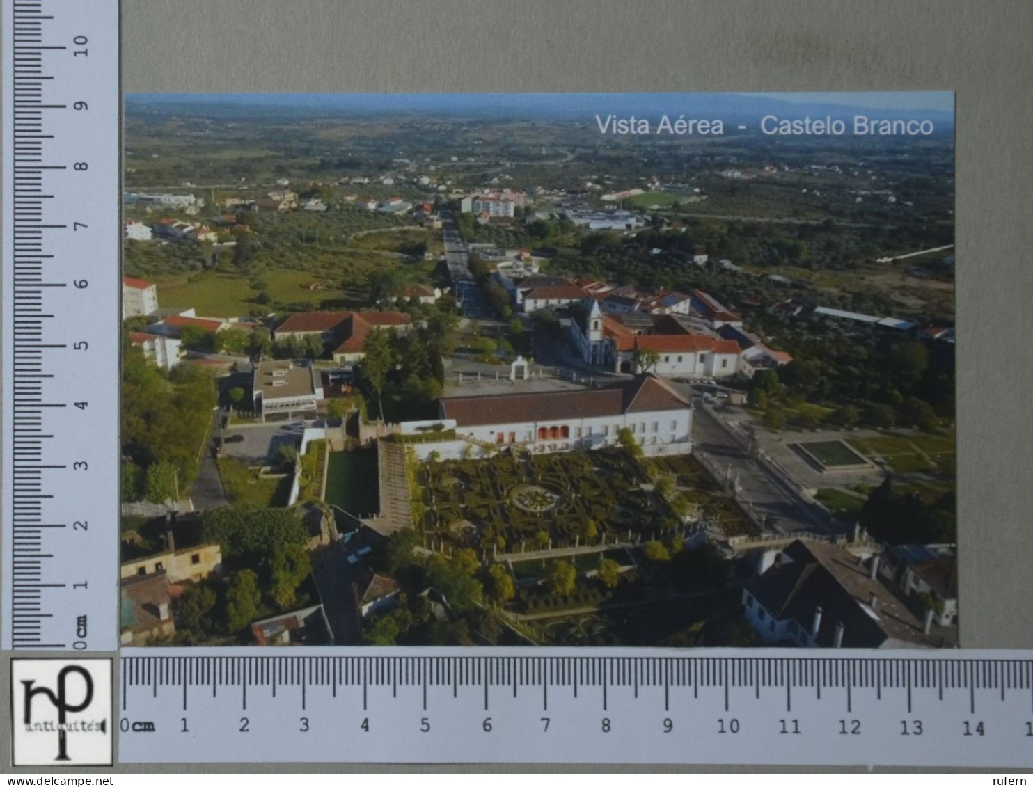 PORTUGAL  - VISTA AÉREA - CASTELO BRANCO - 2 SCANS  - (Nº58144) - Castelo Branco