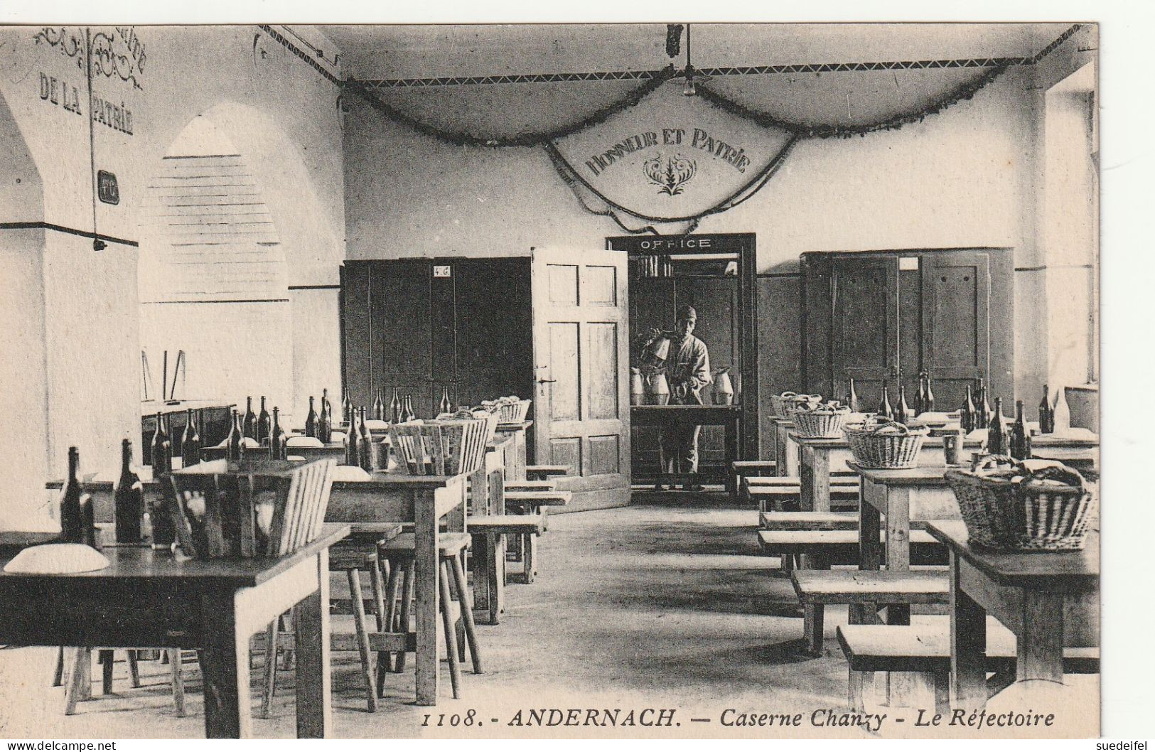 Andernach, Franz. Kaserne Chanzy,  Esssaal - Andernach