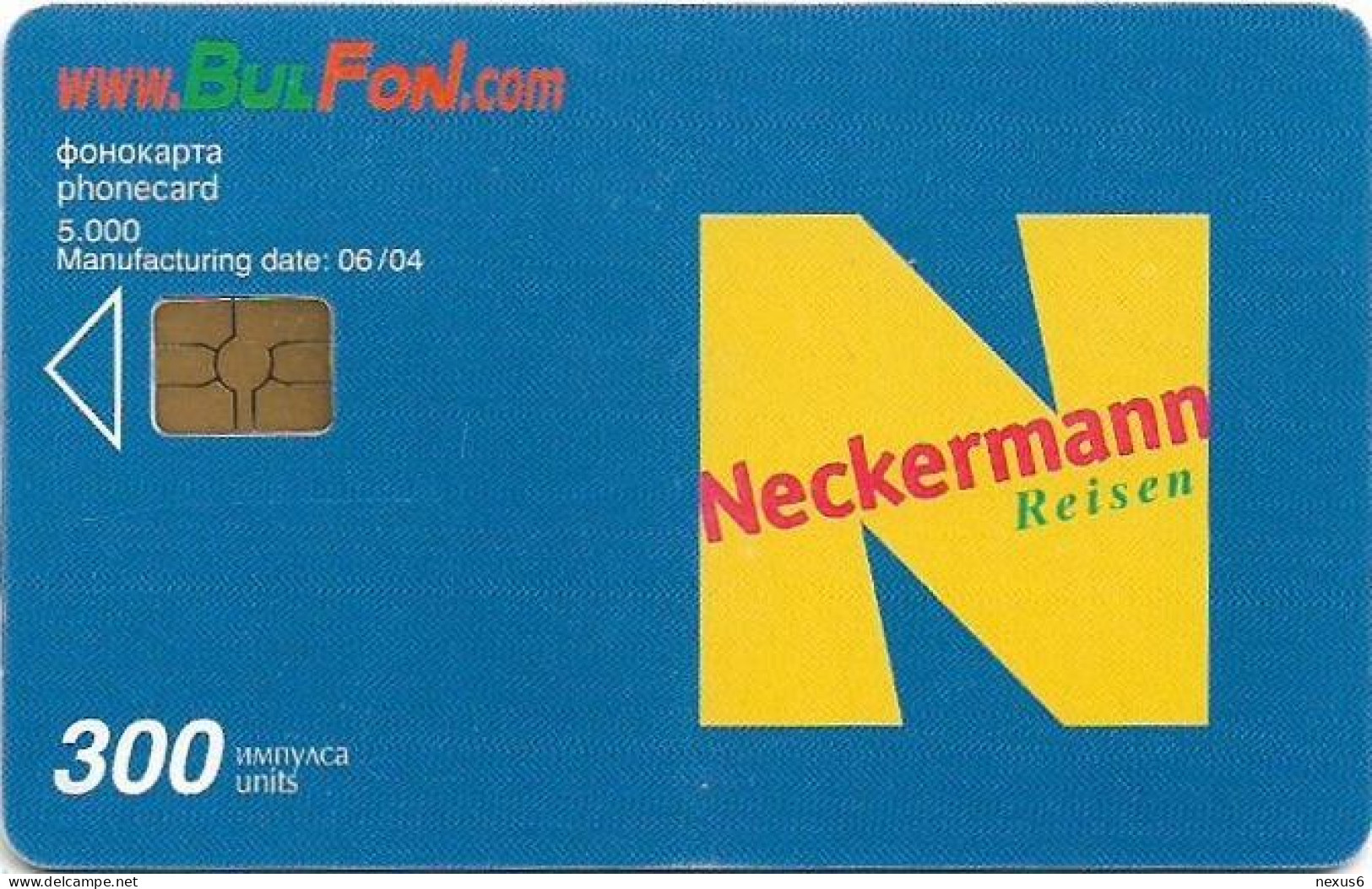 Bulgaria - BulFon (chip) - Neckermann, Gem5 Black, 06.2004, 300Units, 5.000ex, Used - Bulgaria