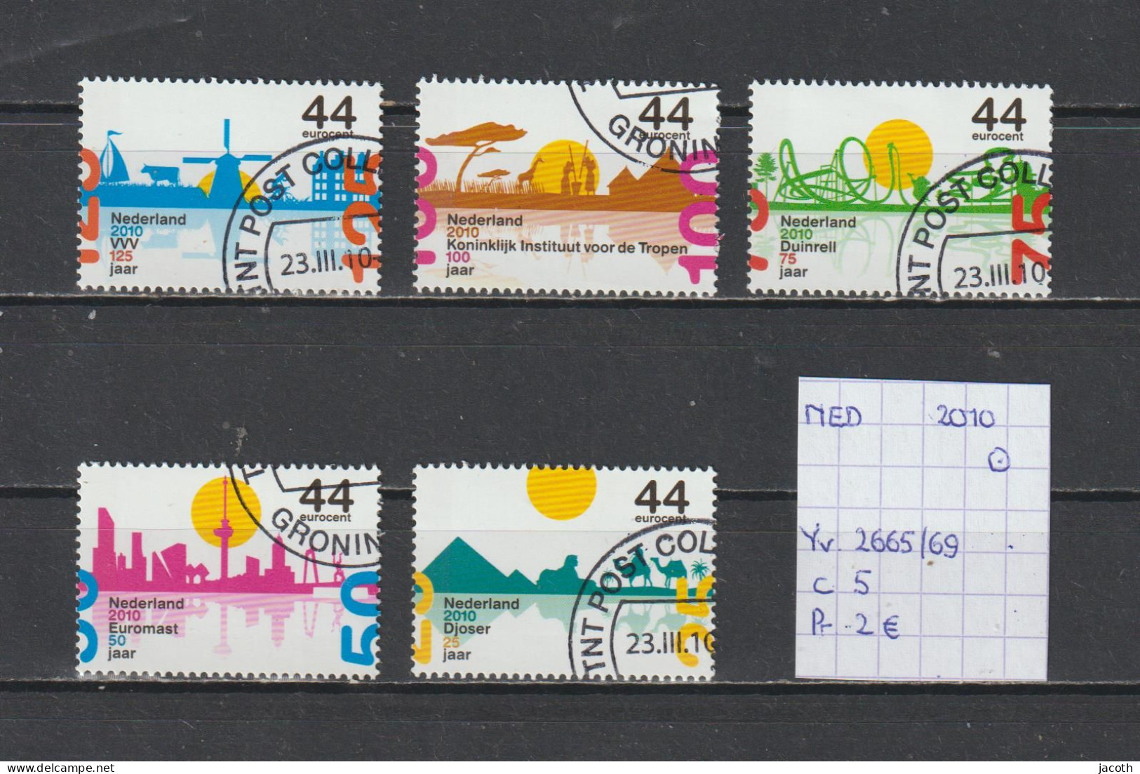 Nederland 2010 - YT 2665/69 (gest./obl./used) - Used Stamps