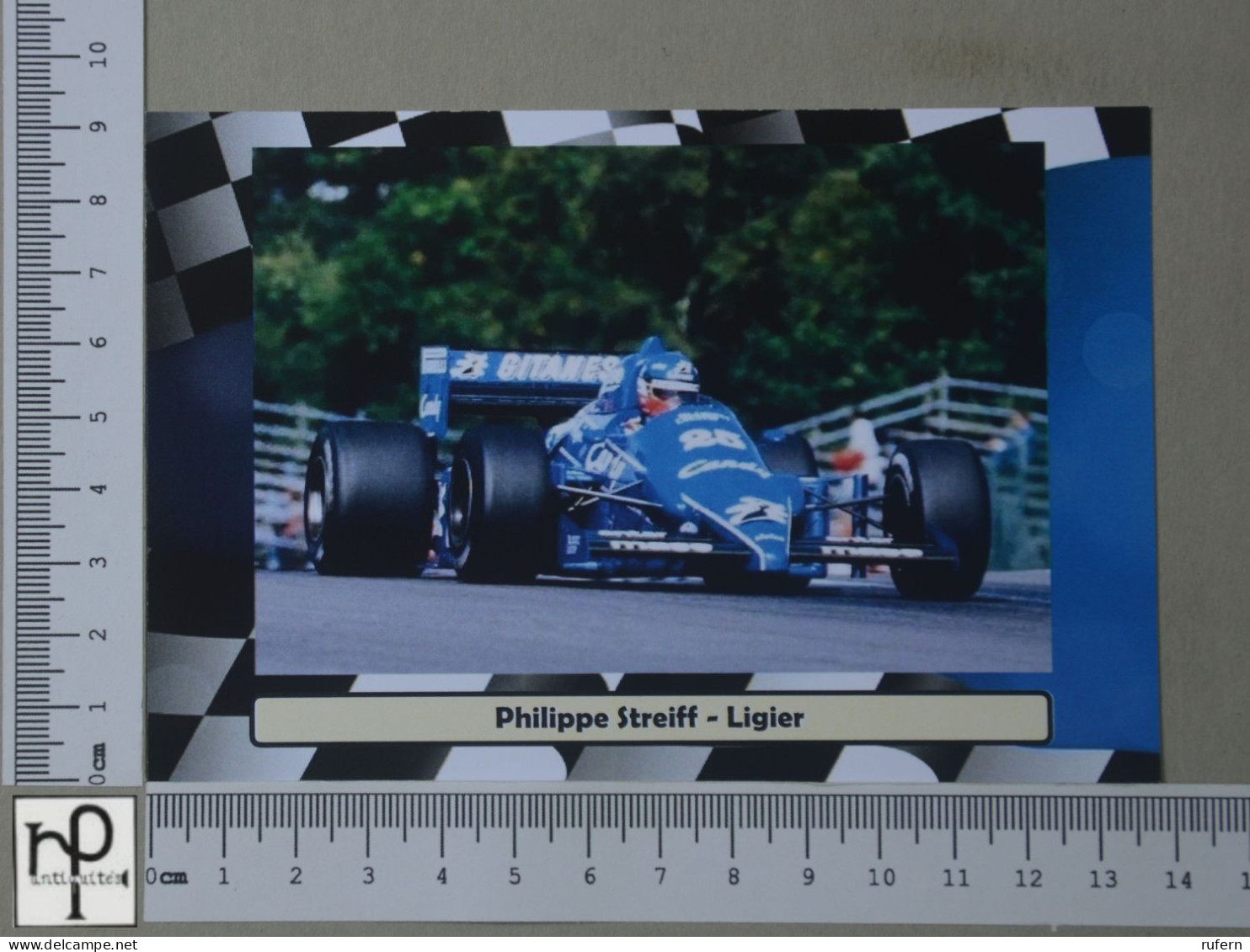 POSTCARD  - PHILIPPE STREIFF - FORMULA 1 - 2 SCANS  - (Nº58159) - Grand Prix / F1