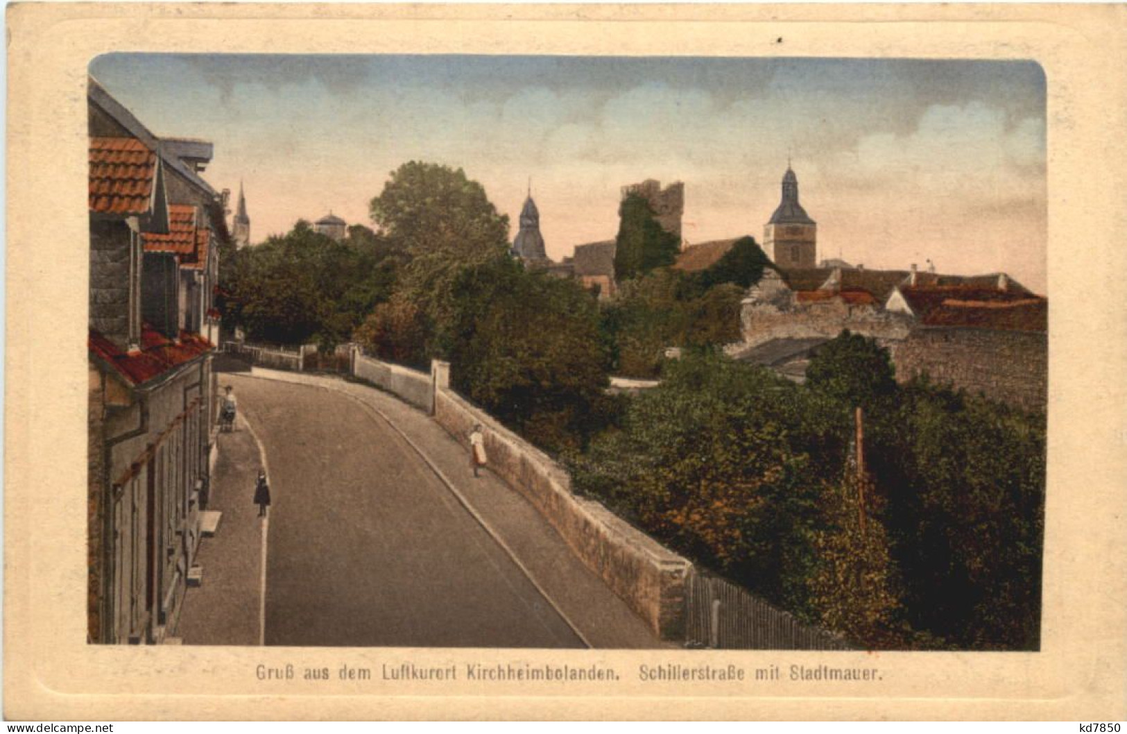 Kirchheimbolanden - Schillerstrasse Mit Stadtmauer - Kirchheimbolanden