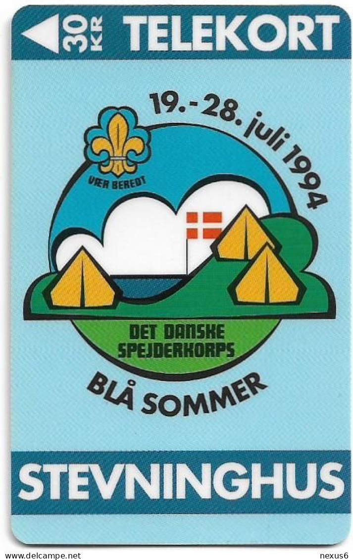 Denmark - TS - Blue Summer Scout Camp - TDTS012 - 04.1994, 30Kr, 30.000ex, Used - Danemark