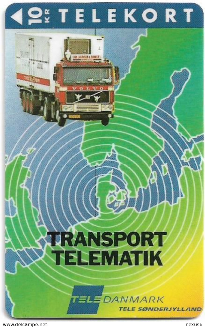 Denmark - TS - Telematic Transport - TDTP062 - 06.1994, 1.500ex, Used - Denmark