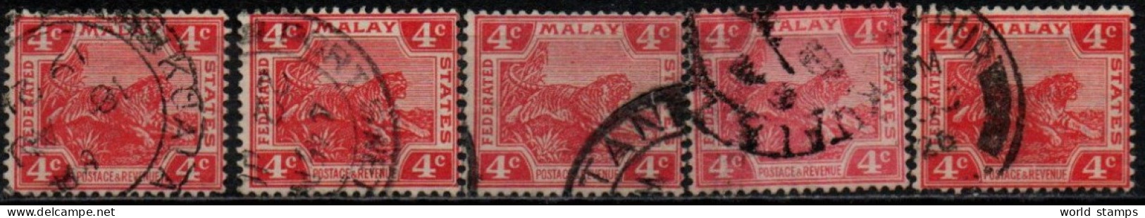 MALAY STATES 1906-22 O - Federated Malay States