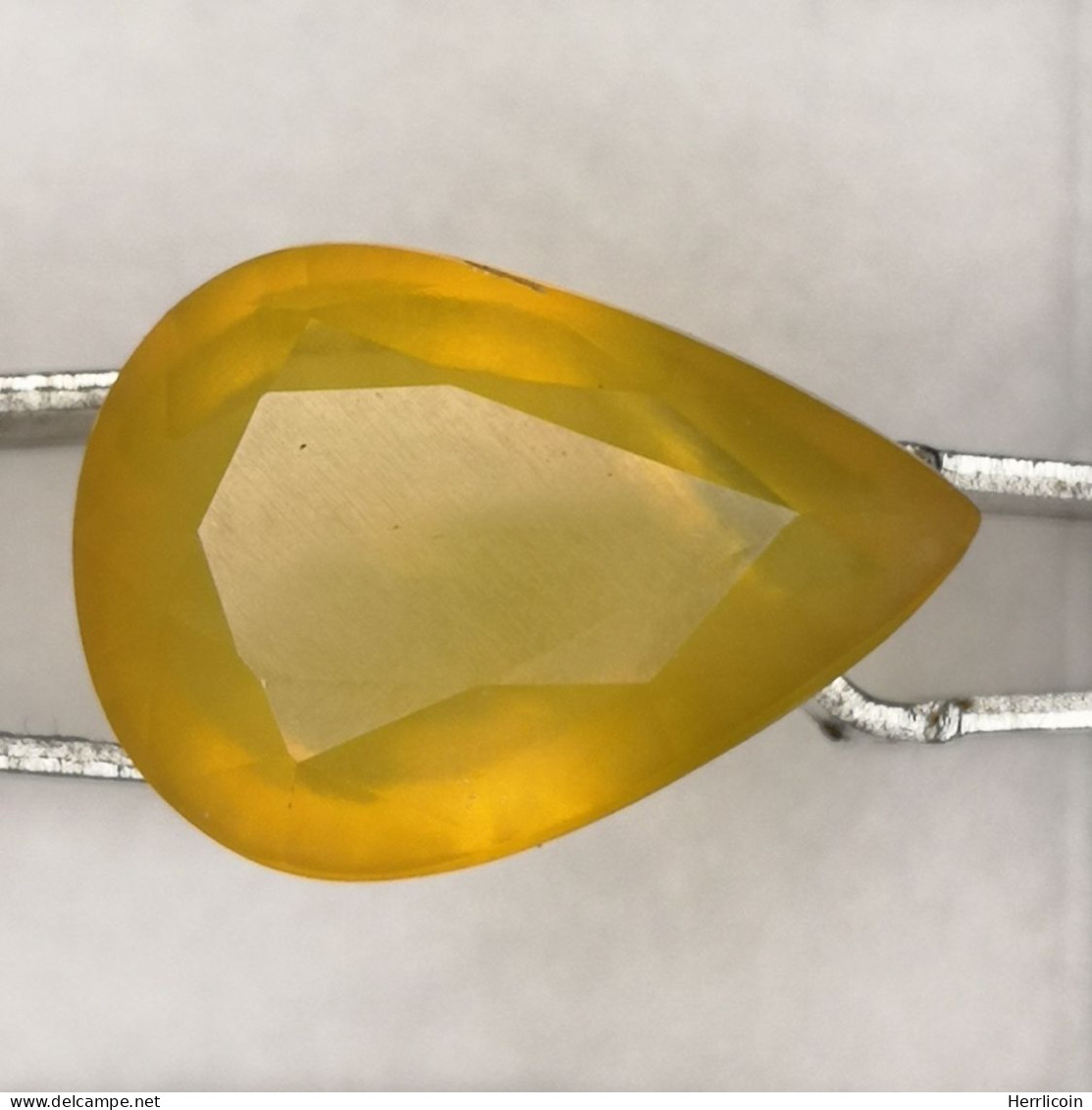 Opale Jaune Mexicaine: 5.91 Carats | Coupe Poire | Naturelle - Opal