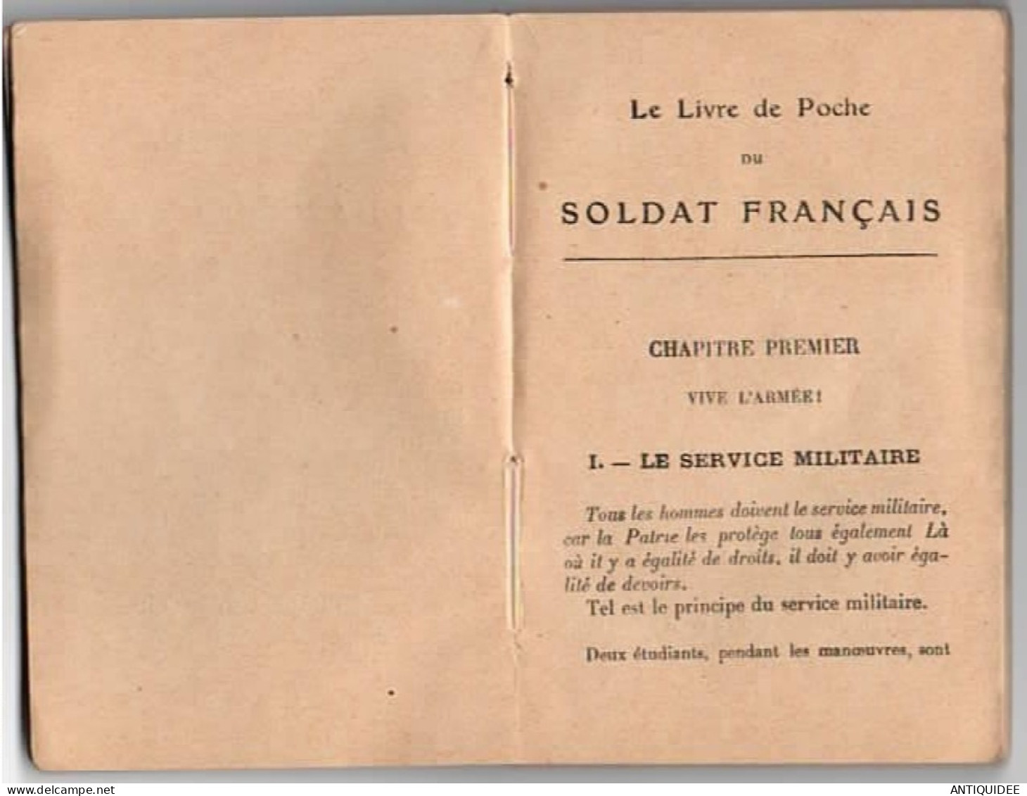 LE LIVRE DE POCHE DU SOLDAT FRANCAIS Par Le Chanoine GIRARD - Editions Gabriel BEAUCHESNE, PARIS En 1915 - - Französisch