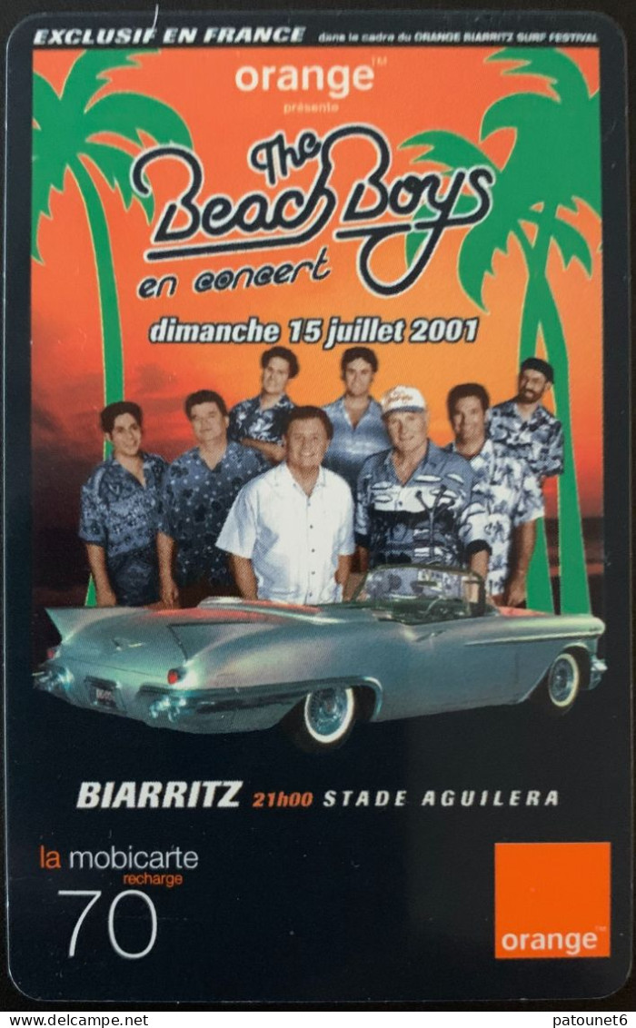 MBC 149  -  Biarritz  Beach Boys   -  70 Unités - Cellphone Cards (refills)