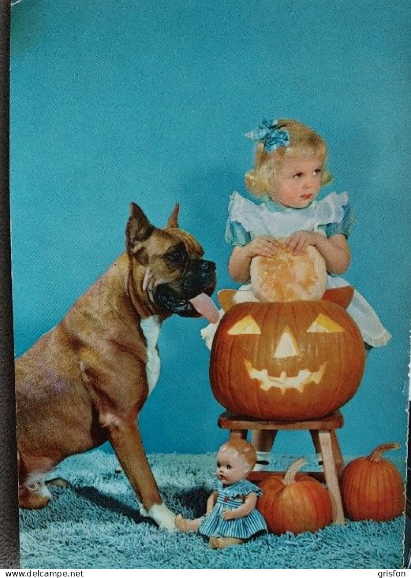 Halloween Enfant Girl Doll Dog Chien Poupee - Halloween