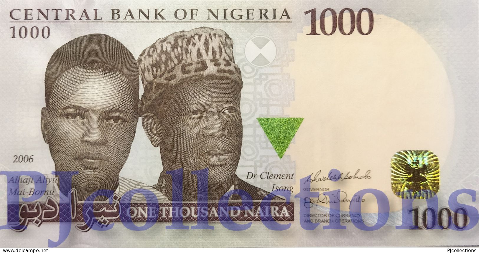 NIGERIA 1000 NAIRA 2006 PICK 36b UNC - Nigeria