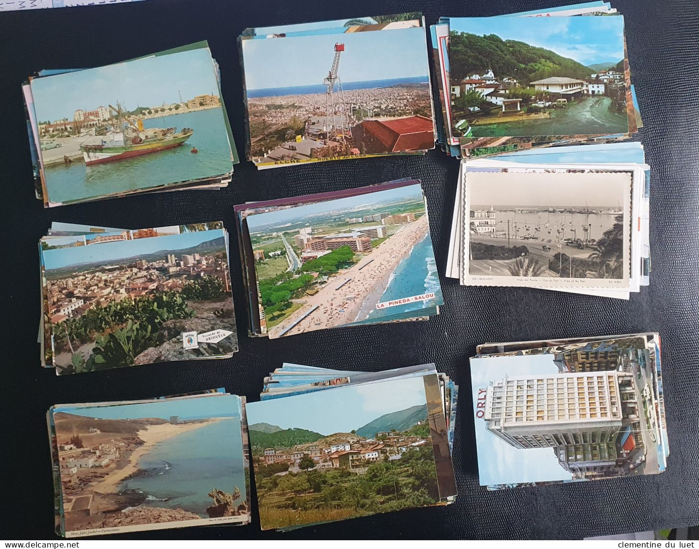 ESPAGNE LOT 1300 CARTES POSTALES MODERNES ET SEMI MODERNES TIMBRE STAMP - Collections & Lots