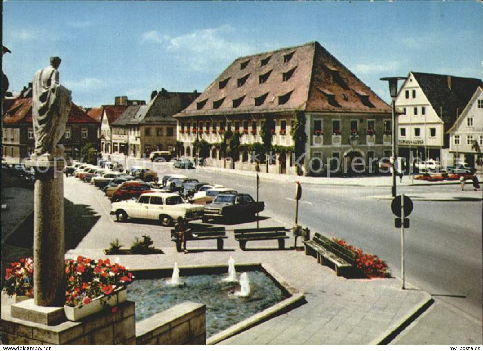 72339352 Lichtenfels Bayern Stadtplatz Rathaus  Lichtenfels - Lichtenfels