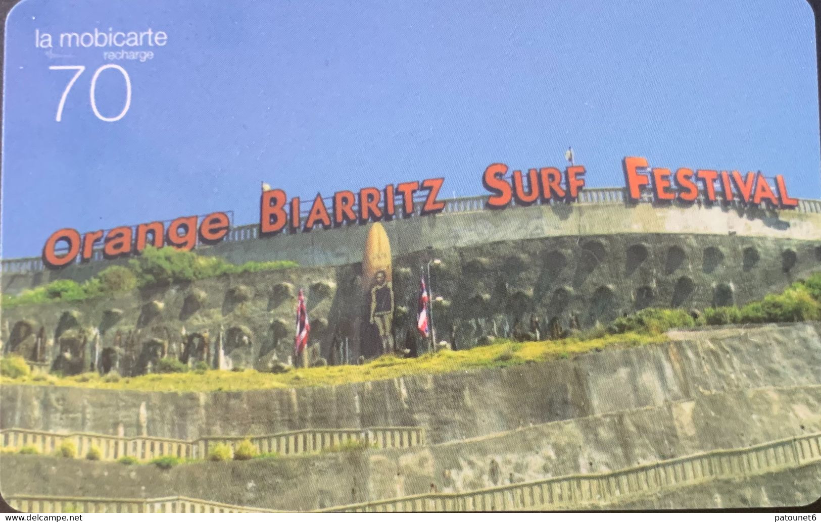 MBC 151  -  Biarritz  Surf Festival 2  -  70 Unités   - - Cellphone Cards (refills)