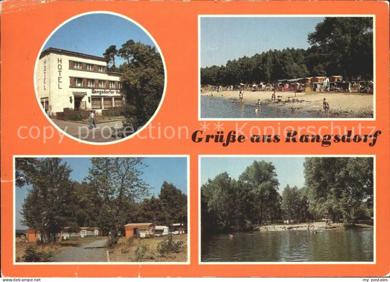 72337237 Rangsdorf Hotel Rangsdorfer Hof Strandbad See Campingplatz Nymphensee R - Rangsdorf