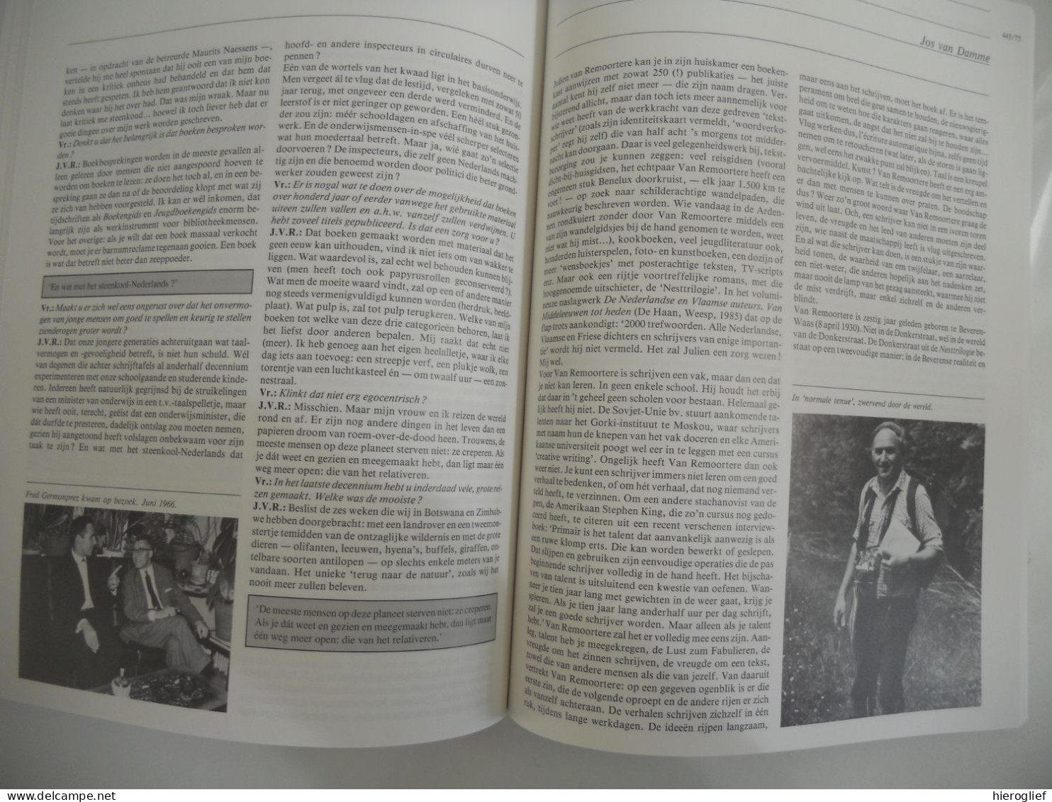 4 Oostvlaamse Prozaschrijvers - Themanr Tijdschrift VLAANDEREN 1990 / 233 De Pillecyn Van De Linde Van Remoortere Daisne - Historia